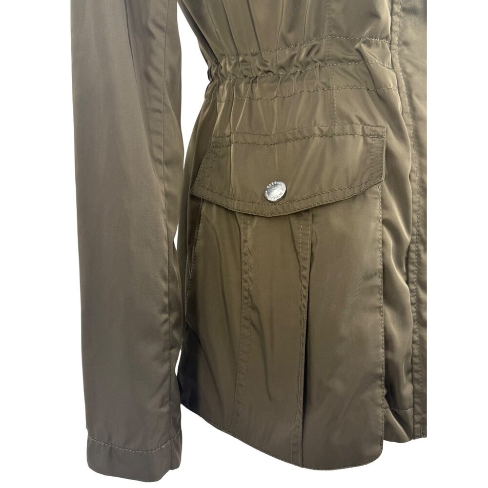 BCBGeneration Utility Military Anorak Parka Jacket Olive Green Gorpcore Armycore - Picture 4 of 16